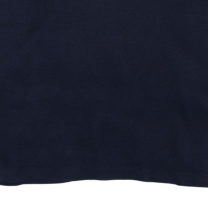Ralph Lauren Men's Blue Cotton 1/4 Zip Collared Jumper Size M