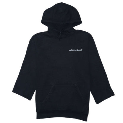 Adidas Originals Men’s Black Pullover Hoodie Size M 3/4 Sleeve