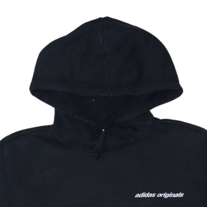 Adidas Originals Men’s Black Pullover Hoodie Size M 3/4 Sleeve