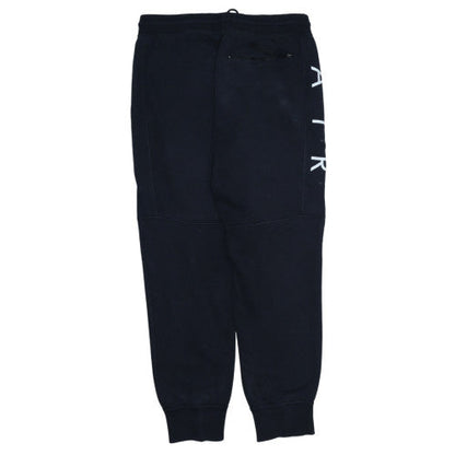 Nike Air Men's Black Jogger Sweatpants L Fleece Elastic Waist