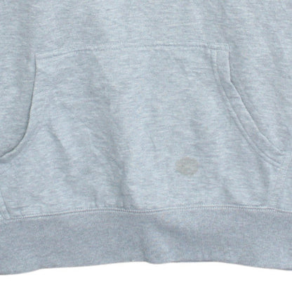 Champion Men's Grey Pullover Hoodie L Logo Fleece Sportswear