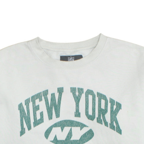 NFL Cotton On Garments Men's White New York Jets Sweatshirt Size L