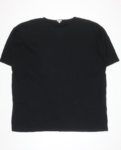 Gap Men's Black Cotton Modal Short Sleeve Crew Neck T-Shirt Size L