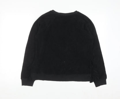 Goldie Lewinter Women's Black XS Pullover Sweatshirt 100% Pima Cotton