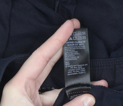 Marks and Spencer Goodmove Womens Black Size 14 Yoga Trousers
