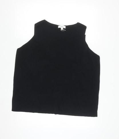 Marks and Spencer Women's Black Plus Size 24 Sleeveless Knit Tank Top