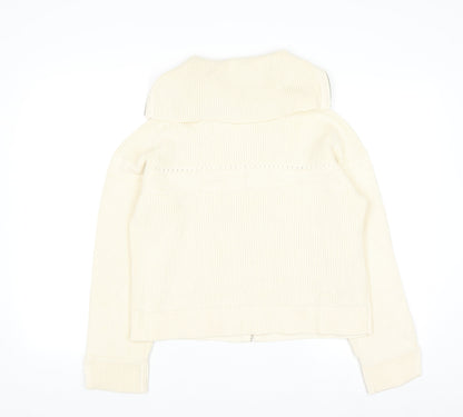 Marks and Spencer Women’s Ivory Full Zip Knit Jumper M