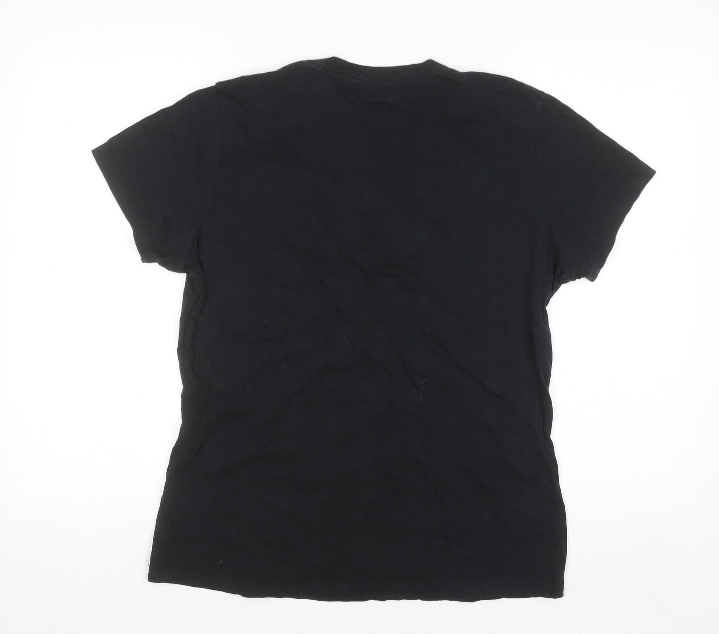 True Religion Women's Black XL Logo Cotton T-Shirt