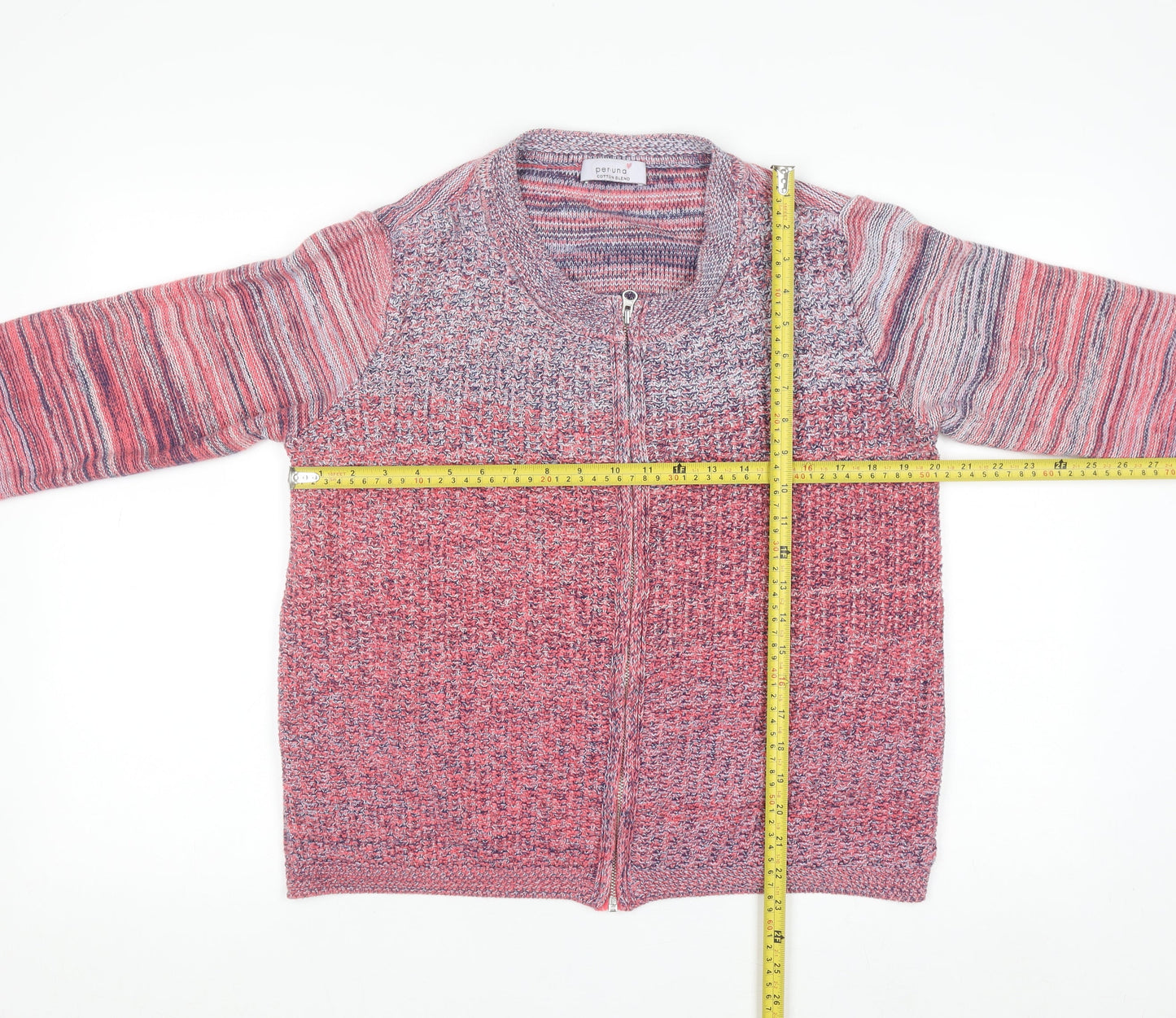 Marks and Spencer Per Una Women’s Multicoloured Full Zip Knit Cardigan Size 16