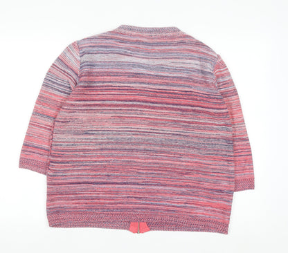 Marks and Spencer Per Una Women’s Multicoloured Full Zip Knit Cardigan Size 16