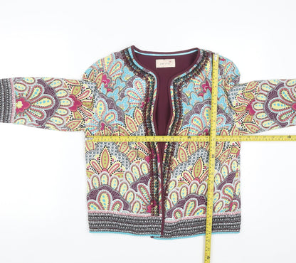 Marks and Spencer Per Una Women’s Multicoloured Beaded Paisley Jacket Size 10