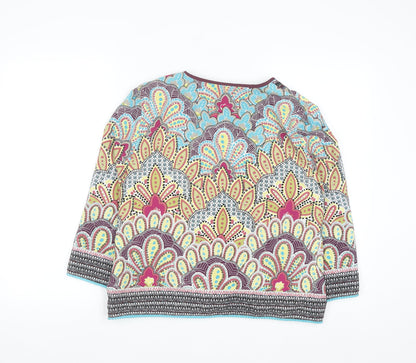 Marks and Spencer Per Una Women’s Multicoloured Beaded Paisley Jacket Size 10