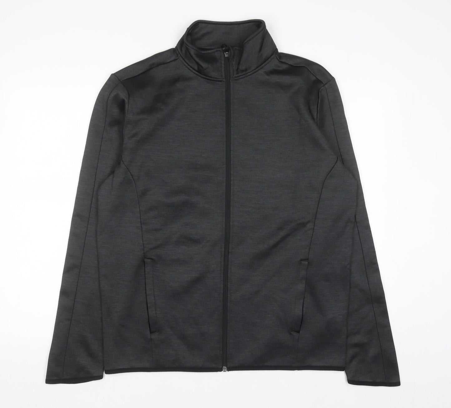 Mondetta Men's Black M Athletic Full Zip Track Jacket