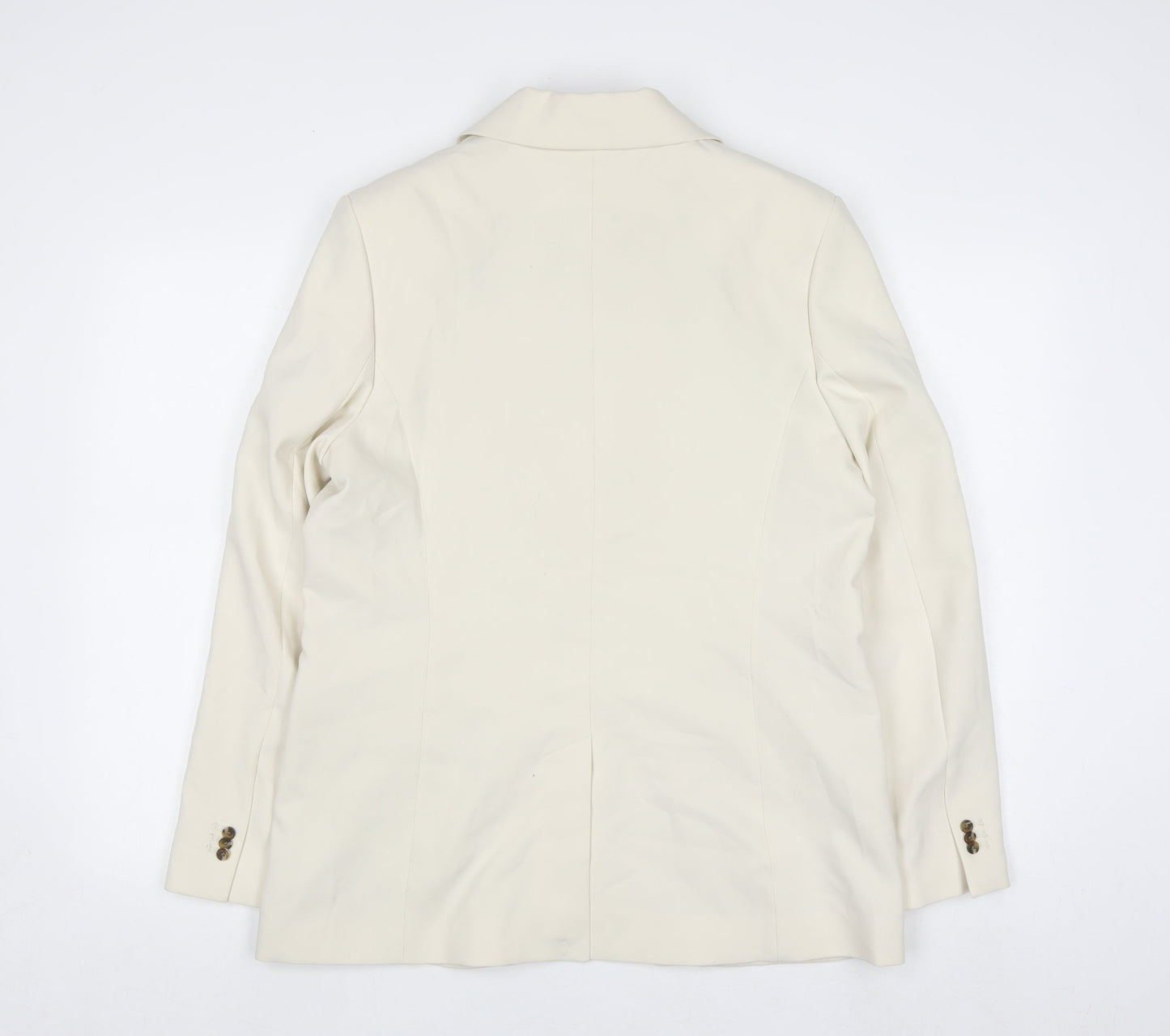 Marks and Spencer Women’s Ivory Size 12 Single-Breasted Blazer