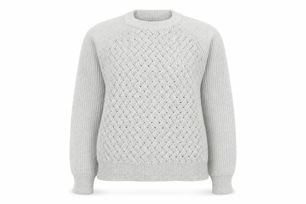 Marks & Spencer Women's Grey Cable-Knit Jumper Medium
