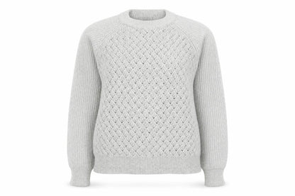 Marks & Spencer Women's Grey Cable-Knit Jumper Medium