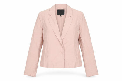 Y.A.S Womens Pink Short Blazer Jacket Size S Viscose Blend