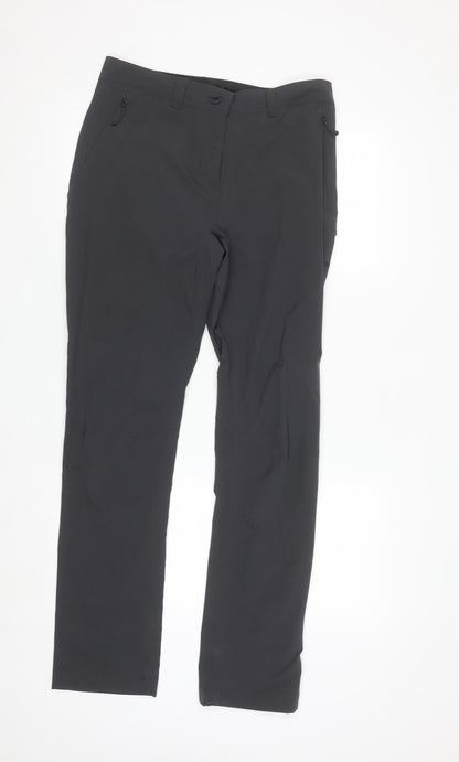 Karrimor Womens Black Nylon Stretch Outdoor Trousers UK 10