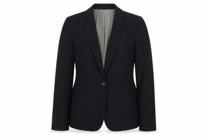 Banana Republic Women’s Black Wool Blazer Size 12 Slim Classic Fit