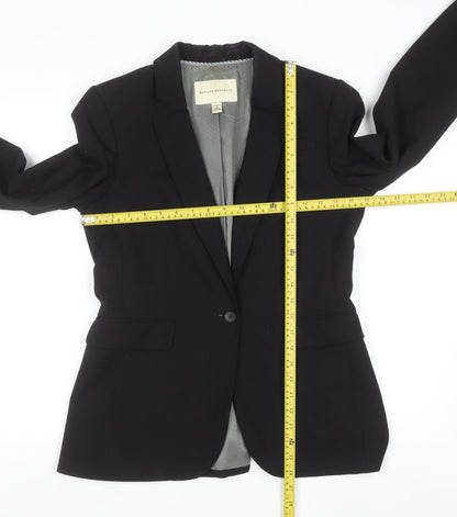 Banana Republic Women’s Black Wool Blazer Size 12 Slim Classic Fit