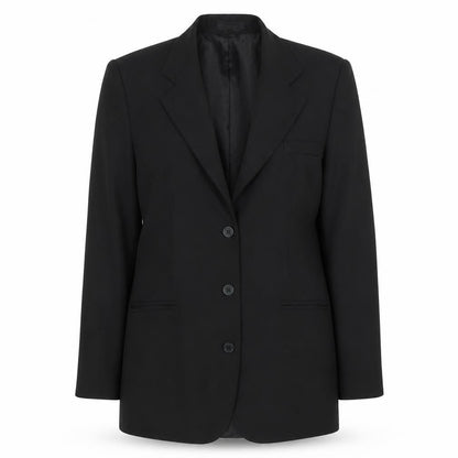 PrettyLittleThing Women's Black Slim Fit Blazer Jacket UK 4