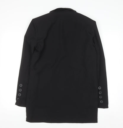 PrettyLittleThing Women's Black Slim Fit Blazer Jacket UK 4