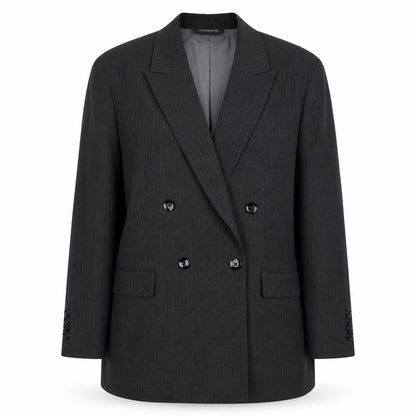 Next Women’s Grey Pinstripe Blazer Size 12 Classic Workwear