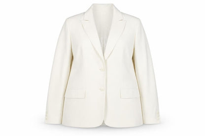 Autonomy Classic Women's Ivory Blazer Size 18 Single Breasted Jacket