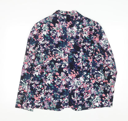Marks and Spencer Women's Multicoloured Floral Blazer Size 16