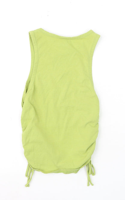 Jules & Leopold Women's Green Cropped Tank Top Size S