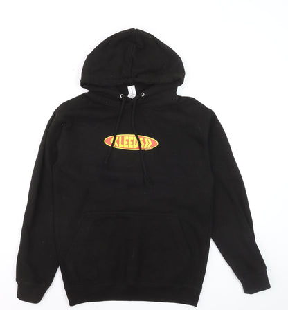 AWDis Mens Black Leeds Festival 2023 Pullover Hoodie Size S