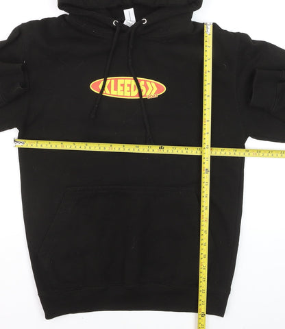 AWDis Mens Black Leeds Festival 2023 Pullover Hoodie Size S