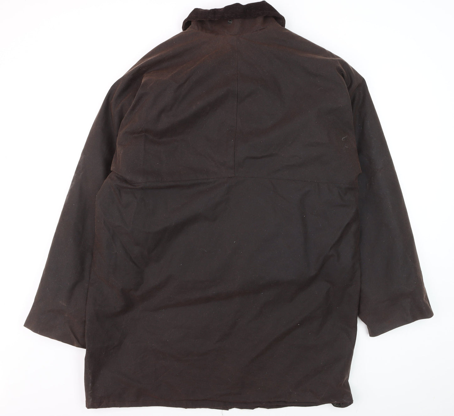 Country Leisure Wear Men’s Brown Waxed Cotton Parka Coat XL