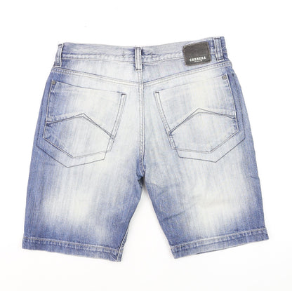 Carrera Jeans Women's Blue Denim Bermuda Shorts Size 20