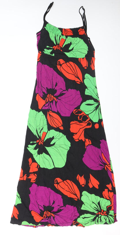 Monsoon Women’s Multicoloured Floral Slip Dress Size 8 Summer Boho