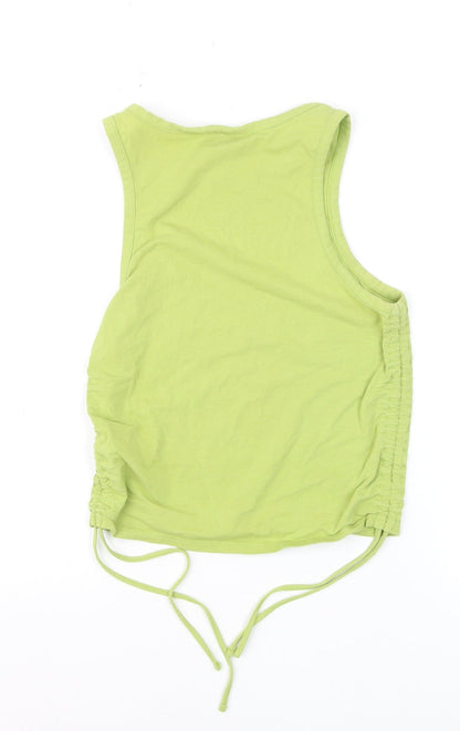 Urban Outfitters Women’s Green Cropped Tank Top Size M