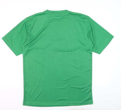 Prostyle Men's Green Crew Neck Short Sleeve T-Shirt XL Polyester