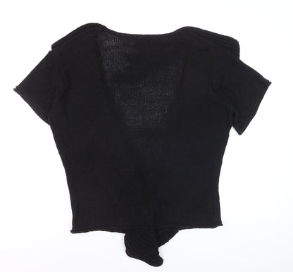 Marks and Spencer Women’s Black Short Sleeve Knit Cardigan M