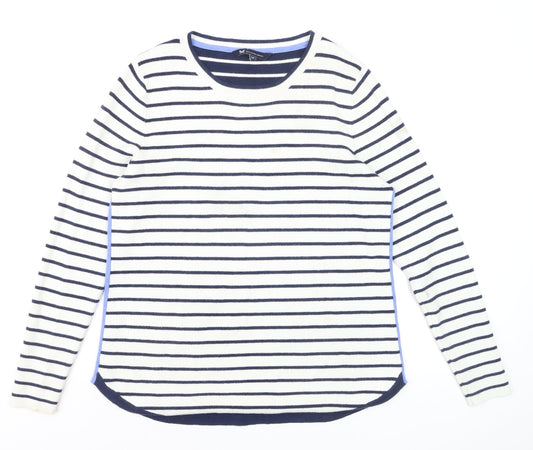Crew Clothing Women’s Multicoloured Striped Jumper Size 14