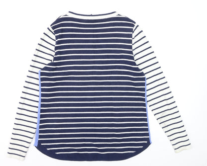 Crew Clothing Women’s Multicoloured Striped Jumper Size 14