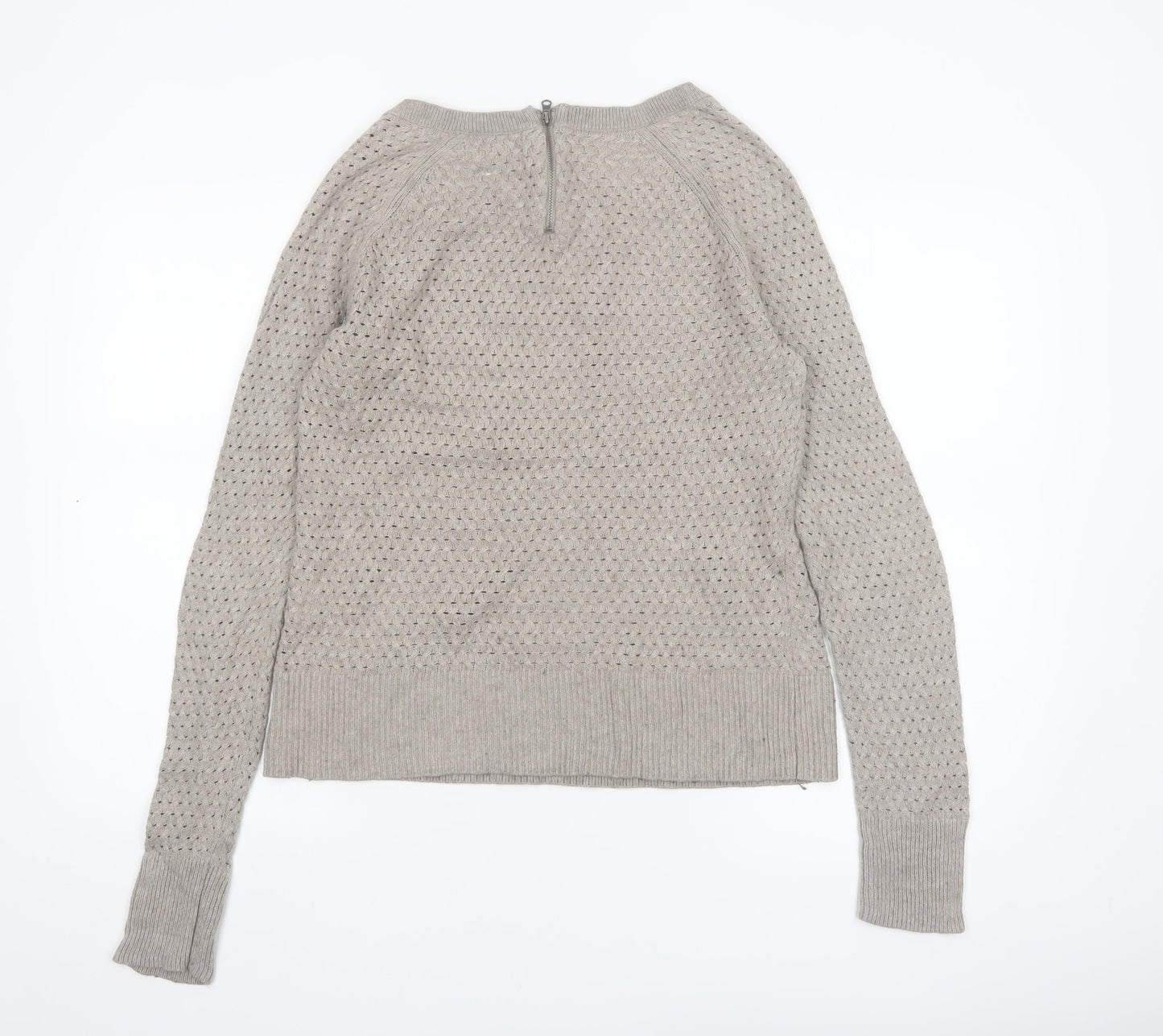 American Eagle Outfitters Women Beige Knit Jumper UK 8-10 Small