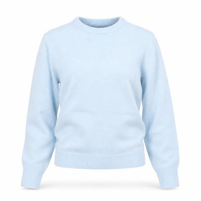 H&M Divided Womens Blue Crew Neck Pullover Jumper Size 8