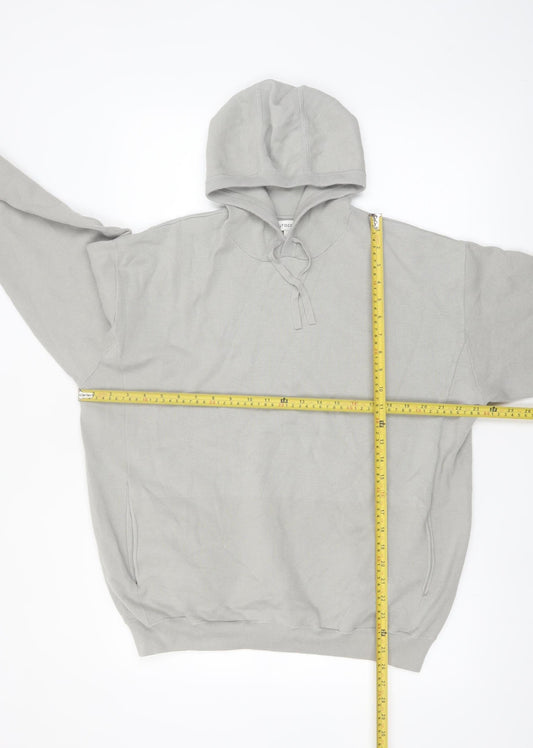 Marks and Spencer Autograph Men’s Grey Hooded Pullover Jumper L