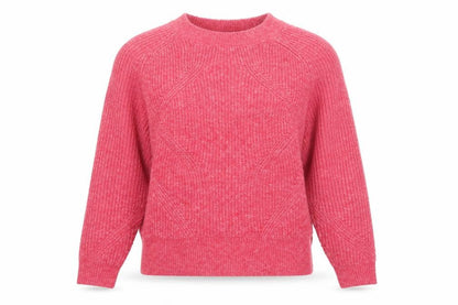 Marks and Spencer Womens Pink XS Crew Neck Knit Pullover Jumper