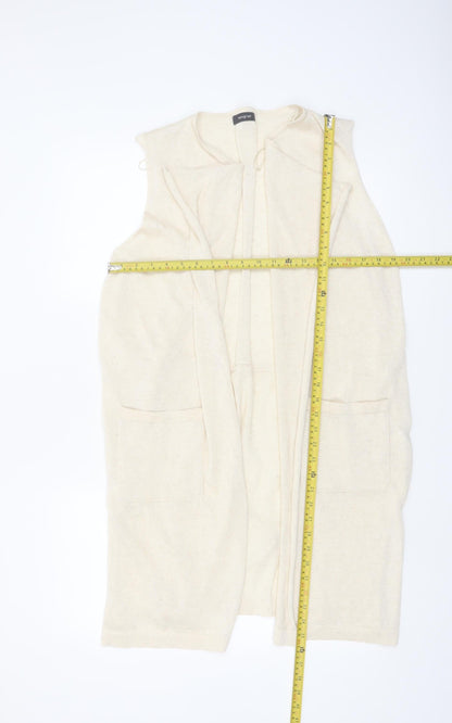 Marks and Spencer Women’s Beige Knit Sleeveless Vest Size 16