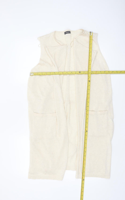 Marks and Spencer Women’s Beige Knit Sleeveless Vest Size 16
