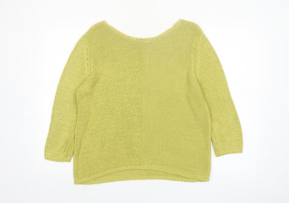 Marks and Spencer Per Una Women’s Green L Chunky Knit Jumper