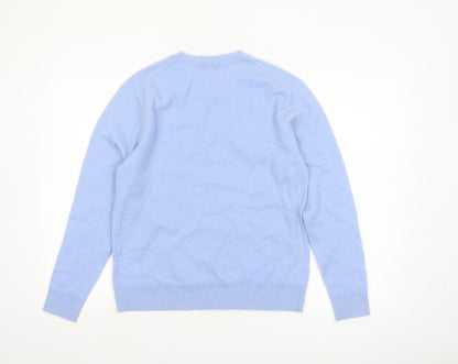 Marks and Spencer Women’s Blue Cashmere Crew Neck Jumper Size 10