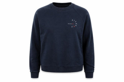 Jack Wills Womens Navy Blue Cotton Crew Neck Pullover Sweatshirt UK 10