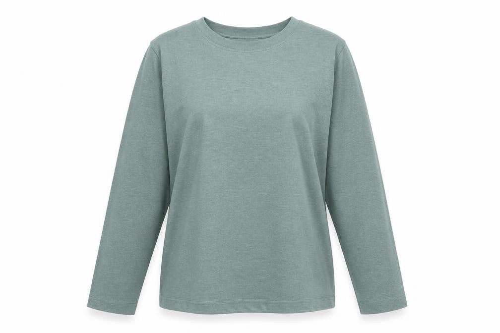 Lululemon Women Green Long Sleeve Slim Fit Nylon T-Shirt Size 8